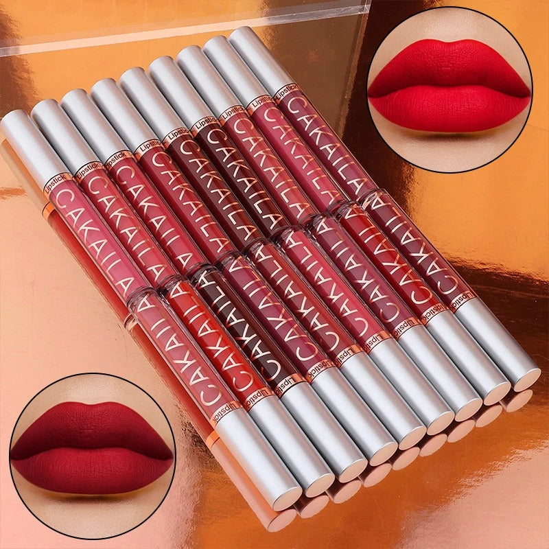 18 Colors Long-lasting Nude Lip Gloss Matte Velvet Lipstick Waterproof Liquid Lipstick Women Korea Cosmetic Moist Lip Tint